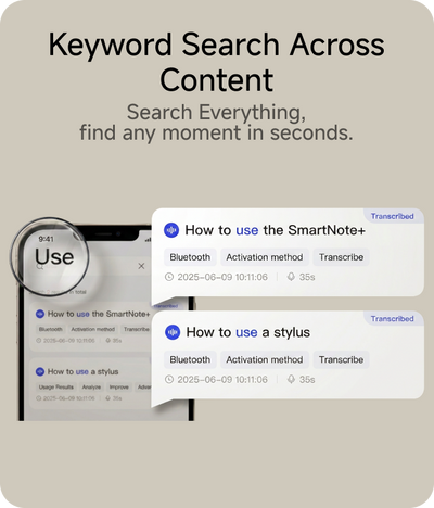 Keyword Search Across Content
