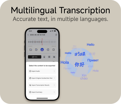 Multilingual Transcription