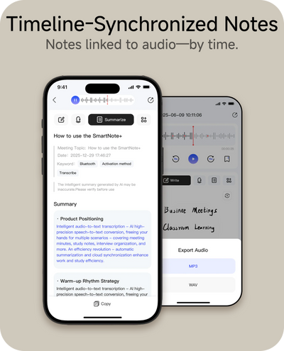 Timeline-Synchronized Notes