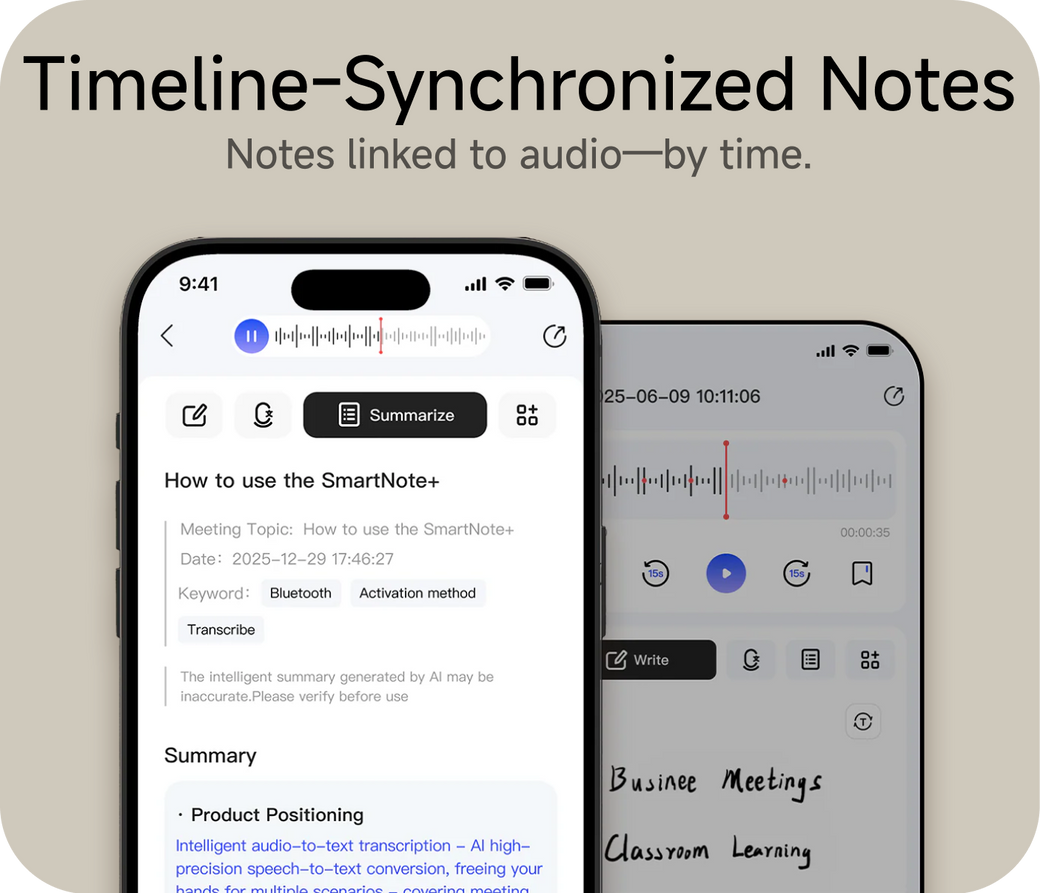 Timeline-Synchronized Notes