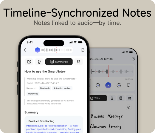 Timeline-Synchronized Notes